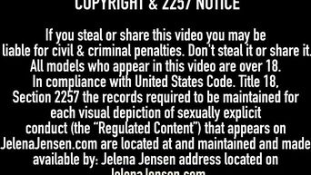 Wet Hotties Jelena Jensen & Sensual Jane Make Out In Pool!