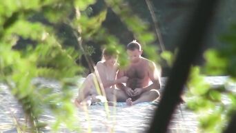 Public Russian Beach Couple Sex Hidden Cam Voyeur