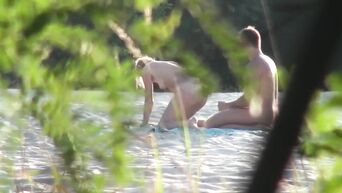 Public Russian Beach Couple Sex Hidden Cam Voyeur
