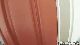 At the same time fucked girlfriends in cunt and in the mouth