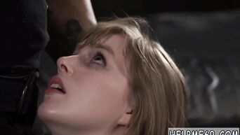 Hardcore porn: Sexy maniac keeps blonde in cellar for sexual abuse
