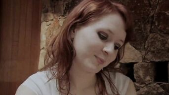 Red-haired girl was excited doing erotic massage and fucked with client