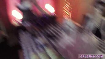 Stepdaughter bit her lips in big dick stepfather