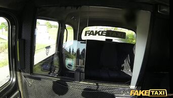 Busty pornstar Gabrielle Gucci fucks in back seat of taxi