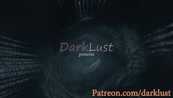 Hard erotic anime with Tomb Raider and lustful monsters