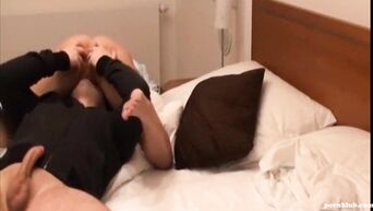 German porn: Fucked drunk MILF in shaved pussy