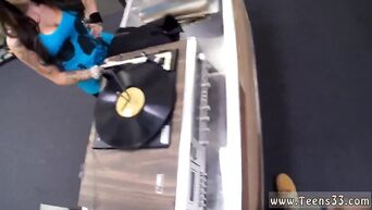 Went to counter, knelt down and did blowjob to seller