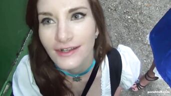German whores suck at Oktoberfest