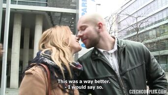 Young couple fucks with swingers for money