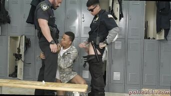 Gay sucks dicks from three cops