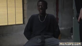 Negro pleases two policemen with his dick