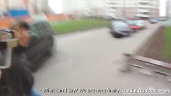 Fucked Russian whore in entrance