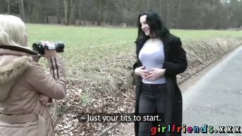 Real sex of two Czech lesbians
