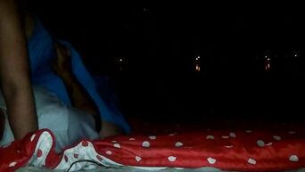 Amateur porn: Drunk sex on beach at night