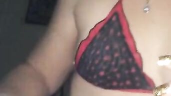 Mature drunk slut fucks with her son, smoking cigarette