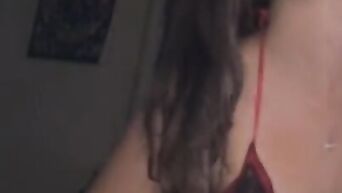 Mature drunk slut fucks with her son, smoking cigarette
