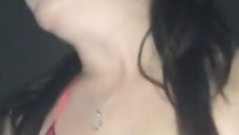 Mature drunk slut fucks with her son, smoking cigarette