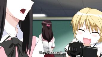 Asian anime with lascivious Japanese schoolgirls