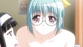 Asian anime with lascivious Japanese schoolgirls