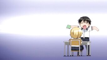Asian anime with lascivious Japanese schoolgirls