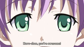 Asian anime with lascivious Japanese schoolgirls