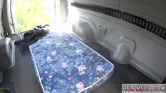 Busty blonde was roughly fucked by brutal driver