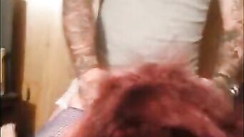 I and my tattooed friend fuck cheap prostitute