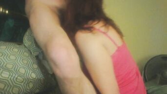 Mature woman and tattooed lover are engaged in oral sex