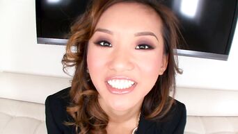 Graceful Chinese pornstar Alina Li as large as life