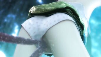 Japanese 3D porn: creature brought Asian nymph Squirt orgasm