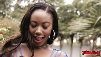 Ebony pornstar Chanell Heart found decent male