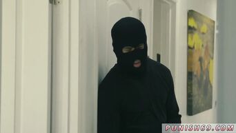 Dirty sex with BDSM toys during robbery