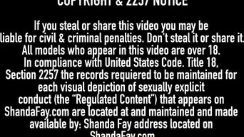 Anal creampie for housewife Shanda Fay