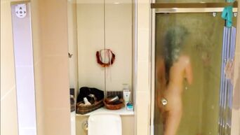 Spy cam porn: naked sister in bathroom