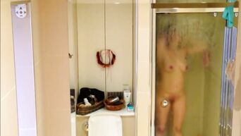 Spy cam porn: naked sister in bathroom