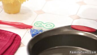 Hot oral sex brunette with horny daddy