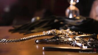 Bobbi Dylan with another slave gets hard BDSM