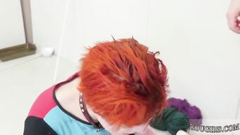 Open your dirty mouth wider, red-headed cocksucker!