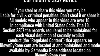 Romantic and sensual blowjob outdoor from Samantha Rone