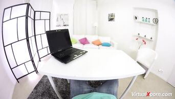 POV HQ Porn: Big Tits blond woman fucks long dick