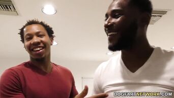 Fake tits Sarah Vandella loves Interracial Gangbang