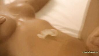 German woman with big breasts loves son's cock - amateur sex