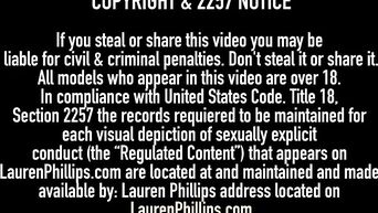 Big star Lauren Phillips fucks Alix Lovell - lesbian fitness