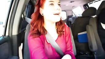 Public Interracial POV HQ Sex for redheaded whore