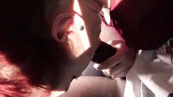Public Interracial POV HQ Sex for redheaded whore
