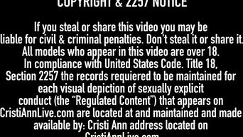 Lesbian Cristi Ann and Victoria Monet fuck pussies after fitness