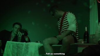 Drunk Russian orgy with double penetration