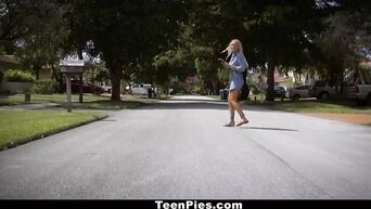 Young beauty is fucked up by boyfriend before exhaustion