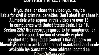 Lezdom bound with Cassidy Klein and Samantha Rone
