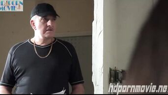 Two old perverts shoot porn with very young chick